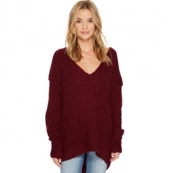 Free People | Lofty V-neck oversized soft sweater - Picture 3 of 4